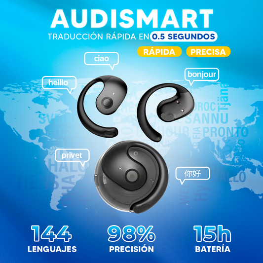 Audismart | TRADUCE HASTA 144 IDIOMAS | ENVÍO GRATIS